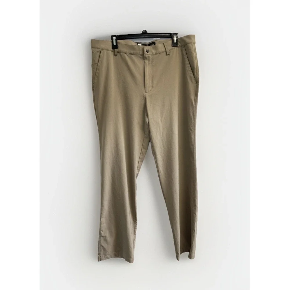 Greg Norman ML75 Micro Lux Golf Pant Men's Size 35X32‎ Khaki Stretch Play Dry